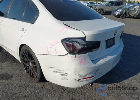 2016 BMW 320I from USA, damaged, VIN WBA8A9C57GK618763